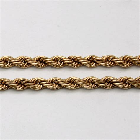 10k Yellow Gold Rope Chain | 20" | – 100 Ways