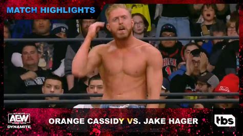 Orange Cassidy Shows Out Against Jake Hager Youtube