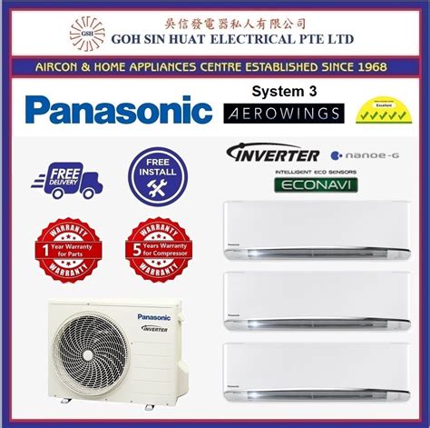 Panasonic Air Conditioner Cs Pv18skh Split Indoor Outdoor Air Con Unit