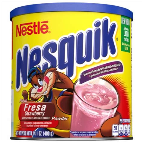 Nesquik® Strawberry Flavor Drink Mix, 14.1 oz - Pick ‘n Save