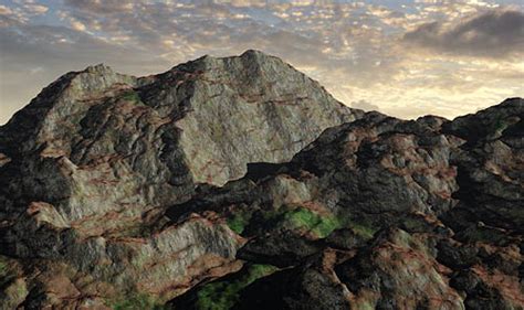 3Ds Max Mountain Displacement Map