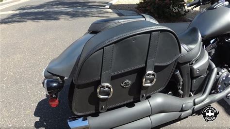 Viking Bags Stryker Slanted Medium Motorcycle Saddlebags Review Video Youtube