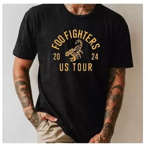 Foo Fighters US Tour 2024 T Shirt Foo Fighters Us Tour Gift Fans Shirt