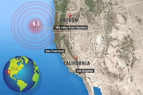 Magnitude Earthquake Strikes Off Coast Of Oregon Earth Changes