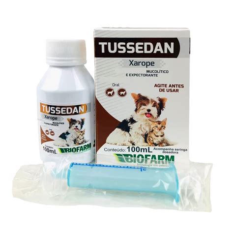 Tussedan Xarope Tosse Cachorro E Gato Expectorante Pet 100ml Shopee