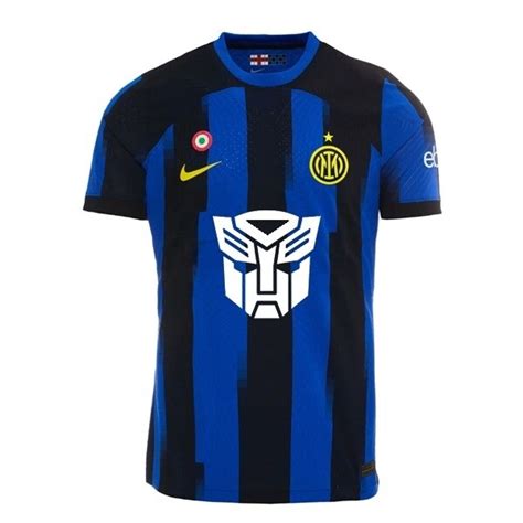 Inter Milan Special Edition Transformers Home Jersey Player