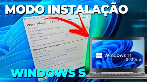 Novo Rufus Lan Ado Instala O Do Windows E No Modo S