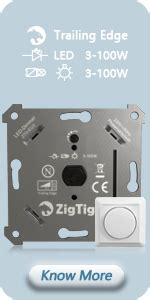 Zigtiger Led Dimmer Schalter Led Dimmer V Unterputz Dimmschalter