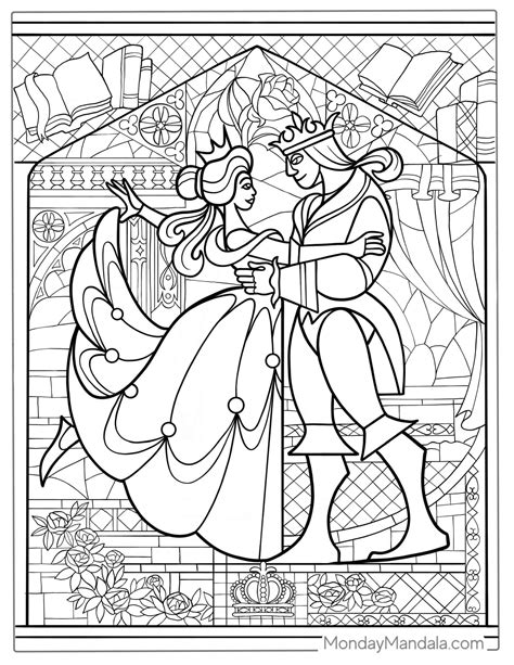 28 Stained Glass Coloring Pages Free PDF Printables Coloring Sheets