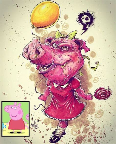 How To Draw Evil Peppa Pig - Howto Draw