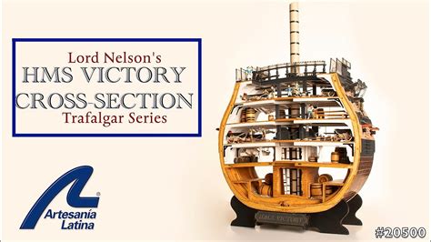 Lord Nelson S Hms Victory Cross Section Scale Model