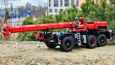 MOC Lego Technic Rough Terrain Crane 6x6 200 Cm YouTube