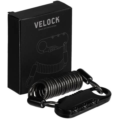 Кодовый замок для велосипеда Velock, черный купить оптом и в розницу с ...