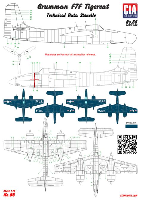 CTA-056 1/72 Grumman F7F Tigercat