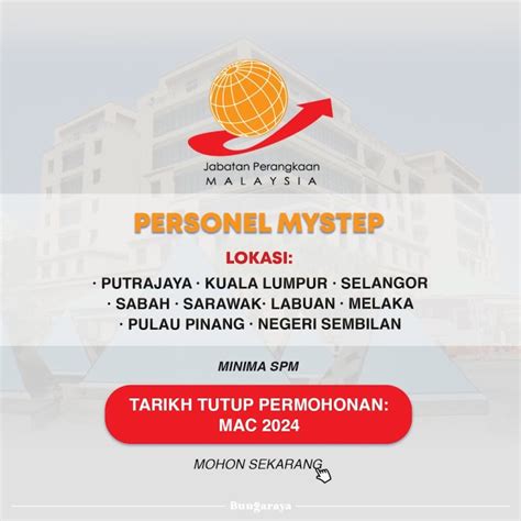 Jawatan Kosong Jabatan Perangkaan Malaysia Personel MySTEP Pelbagai