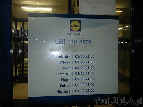 Lidl Godziny Otwarcia Sklepu Warsztat Narz Dzia Fanlidla Pl