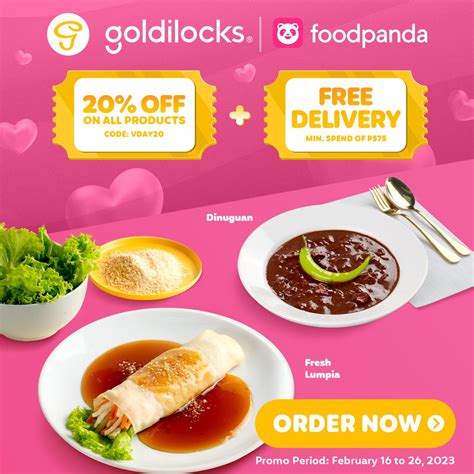 Goldilocks PH On Twitter Get 20 OFF Plus FREE Delivery On Your