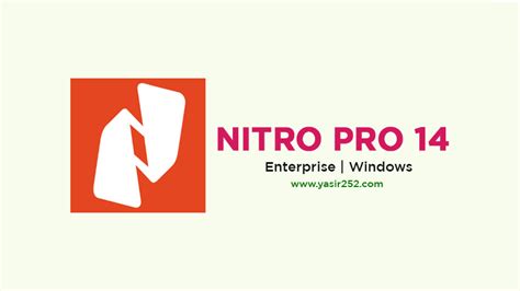 Download Nitro Pro 14 Full Crack Free (Windows) - YASIR252