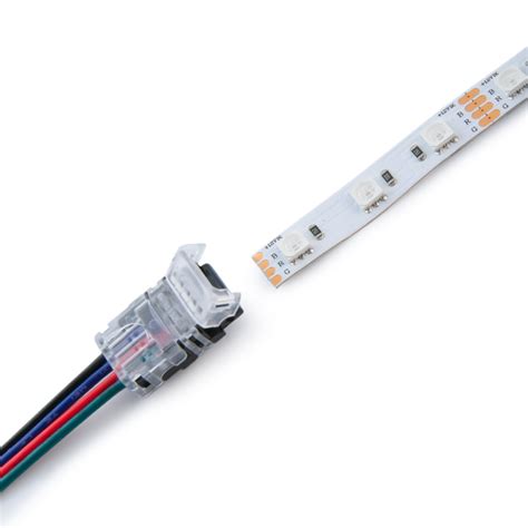 Schnellverbinder mit Kabel 10 mm 4 polig RGB für LED Streifen Online