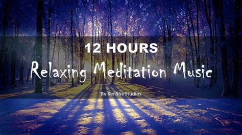 12 Hours Relaxing Music - Sleep Meditation Study Music Relax Calming ...