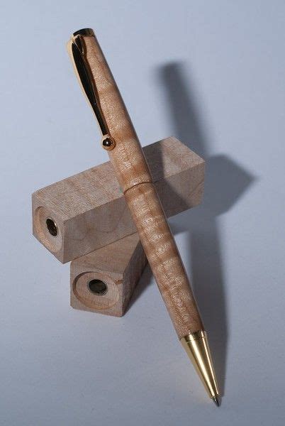 Modified Slimline With Curly Maple Wood Turning Pens Wood Turning