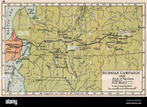 Napoleon Russia Campaign Map