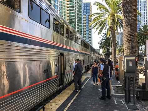 Amtrak Pacific Surfliner business class Los Angeles to San Diego ...