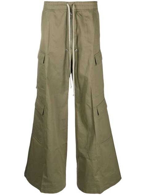 Double Cargo Jumbo Belas Wide Leg Trousers Rick Owens DRKSHDW