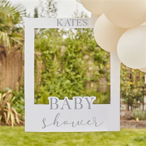 Customisable Baby Shower Photo Booth Frame Ginger Ray