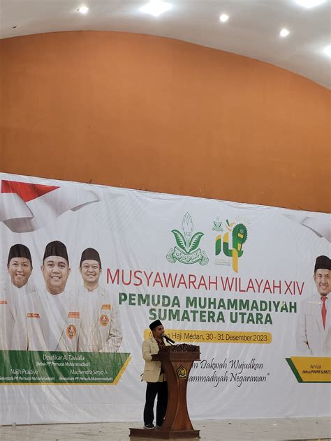 M Syarif Lubis Nahkodai Pw Pemuda Muhammadiyah Sumatera Utara Info