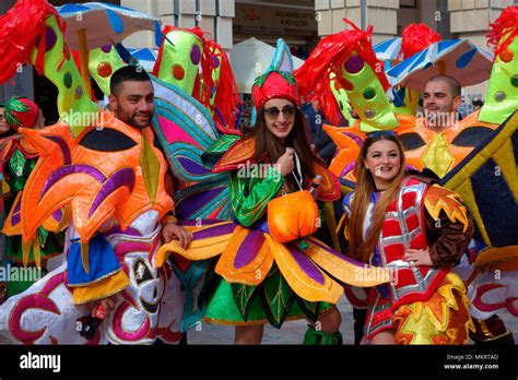 Beautiful carnival costumes during Carnival in Valletta, February 2018 ...