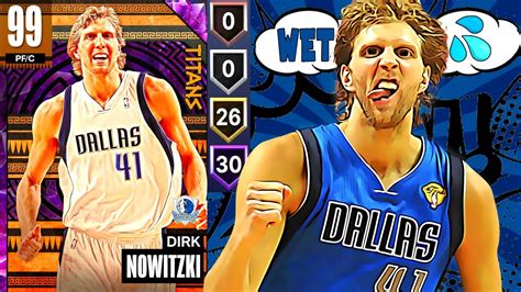 DARK MATTER DIRK NOWITZKI GAMEPLAY HIS JUMP SHOT IS WET LIKE WATER IN