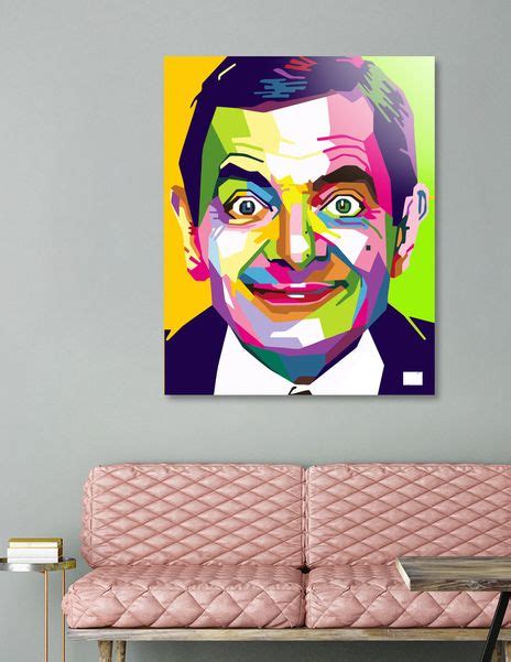 Mr Bean Acrylic Glass Print By Bang Uwuw Limited Edition From 99