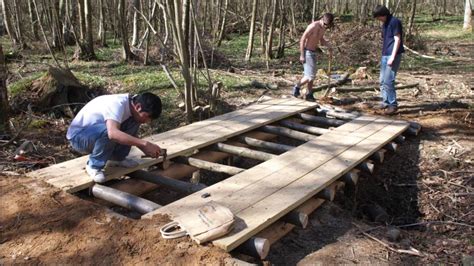 Plans To Build Building A Footbridge Over A Stream Pdf Plans