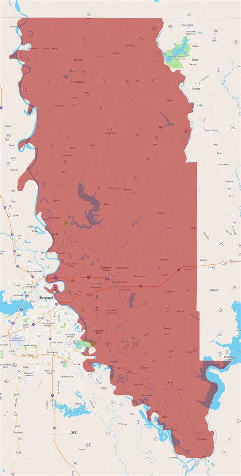 Louisiana Bossier Parish Atlasbig