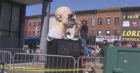 Residents, Elected Officials Fume After George Floyd Statues Vandalized ...