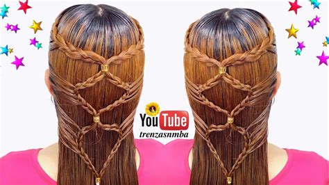 hermoso peinado en trenza mariposa fácil peinado para niñas YouTube