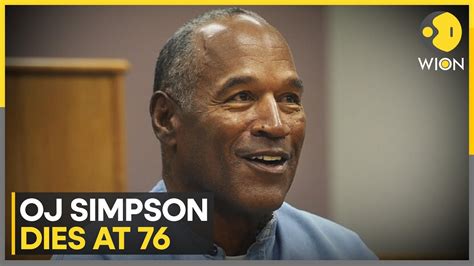 Former Nfl Star Oj Simpson Dies At 76 Due To Cancer Latest English