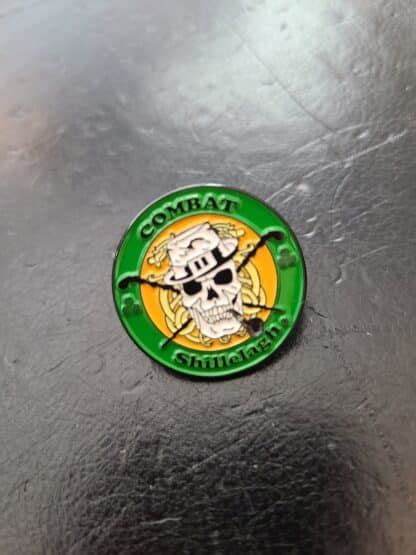 Combat Shillelagh Logo Pin Combat Shillelagh