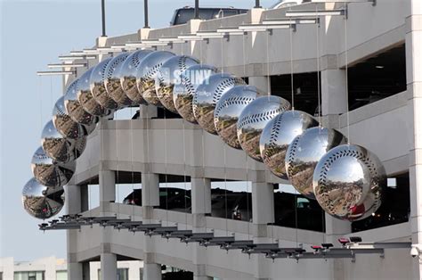 Large Stainless Steel Baseball For Nationals Parks | SHINY BALLS LTD