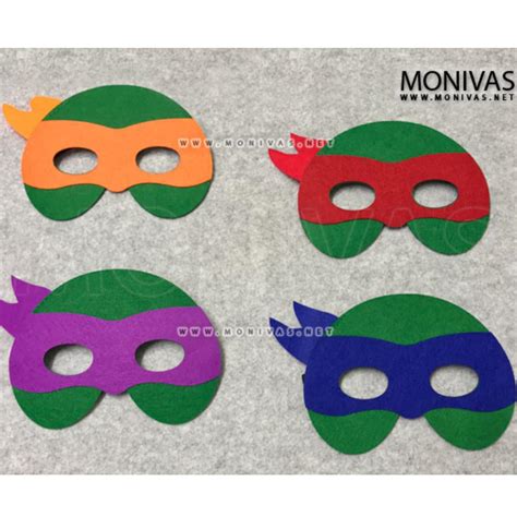 Purple Ninja Turtle Donatello Mask Superhero Event Cosplay Party ...