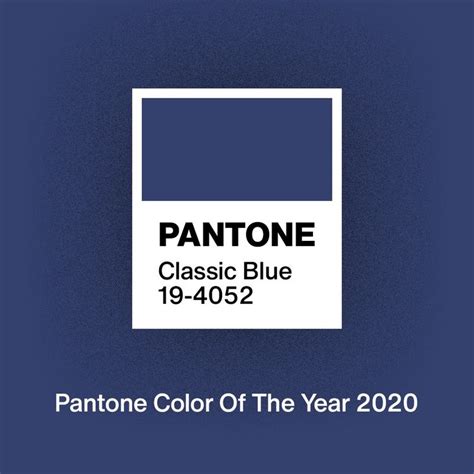 Classic Blue Pantone Color Of The Year 2020