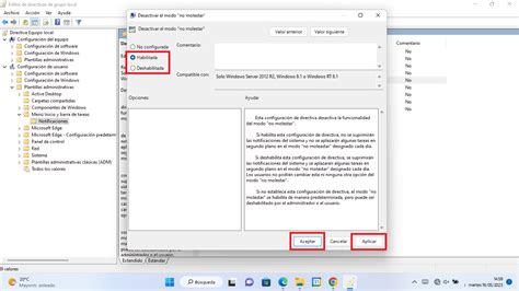 Como Activar O Desactivar El Modo No Molestar Windows