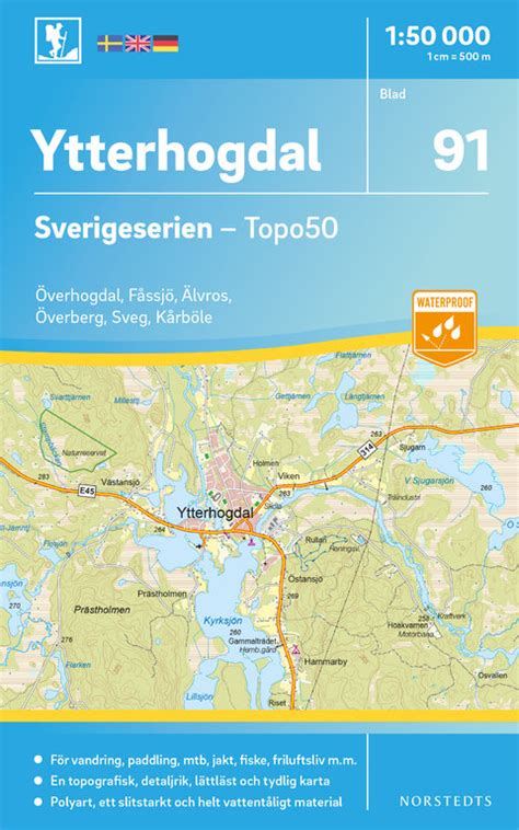 091 Ytterhogdal 1 50 000 Sverigeserien Topo50 Geobuchhandlung