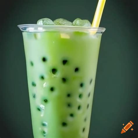 Green Boba Tea Drink On Craiyon