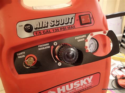 Replacing pressure regulator on Husky Air Scout compressor | KuzyaTech