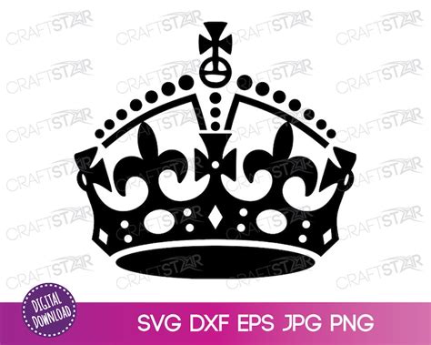 Keep Calm Crown Svg File Make Your Own Keep Calm Design With Etsy Uk