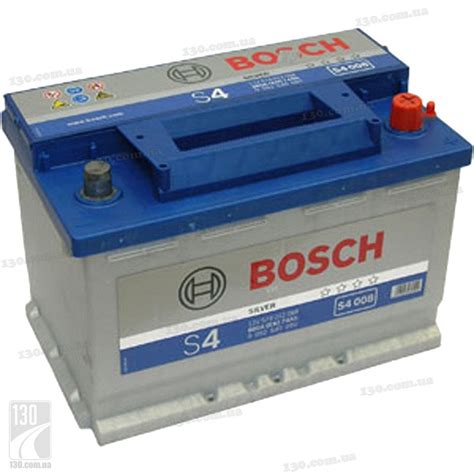 Bosch S4 Silver 574 012 068 74 Ah — Car Battery Right