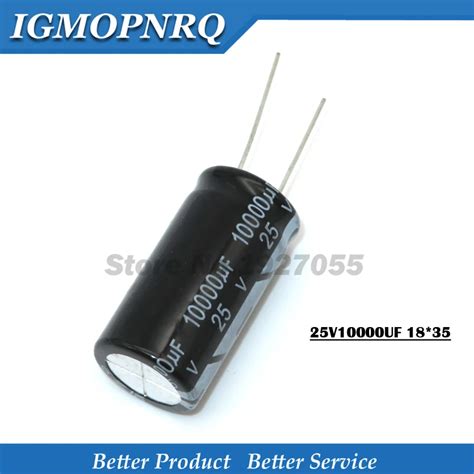 Capacitor Eletrol Tico De Alum Nio V Uf Mm Uf V