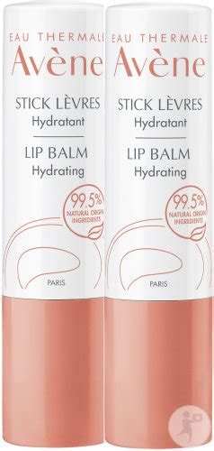 Avène Hydratation Quotidienne Stick Lèvres Hydratant Pièces 2x4g